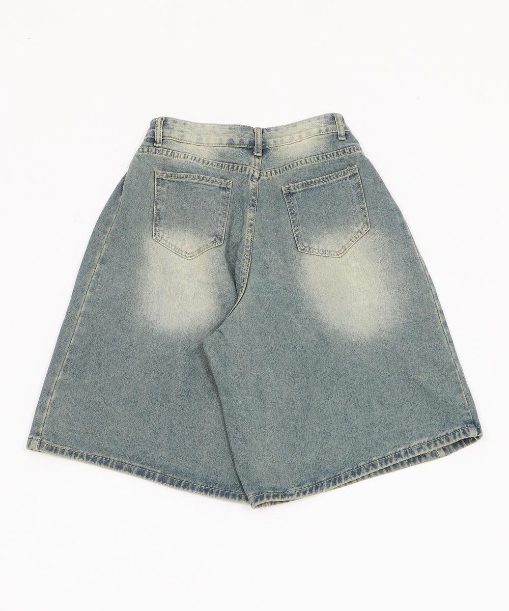 バギーハーフデニム