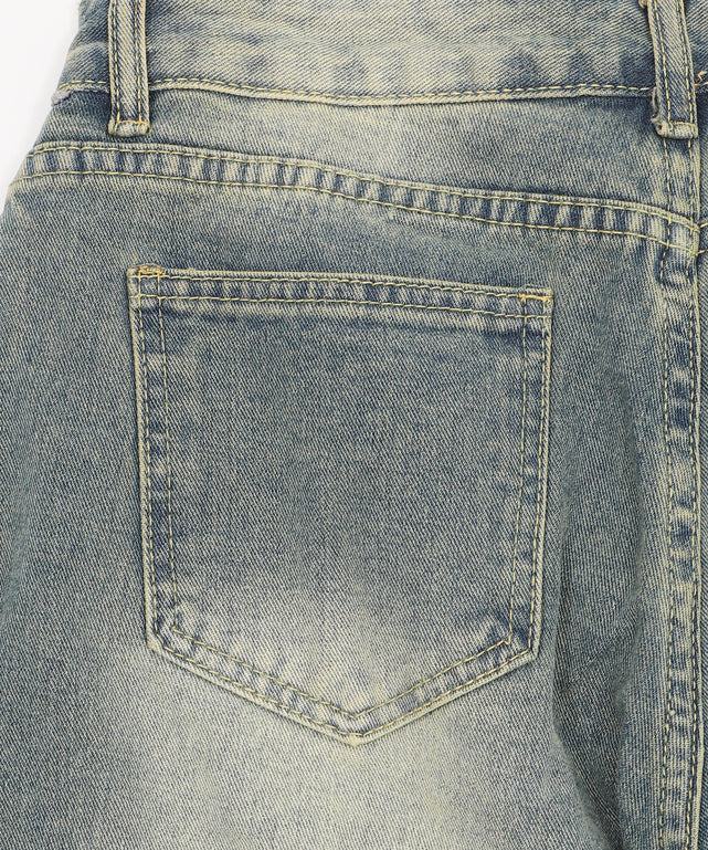 バギーハーフデニム