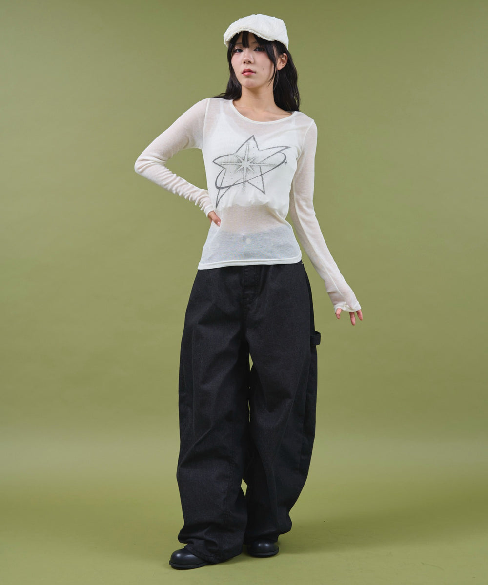 ホワイトアイボリー モデル：160cm F着用