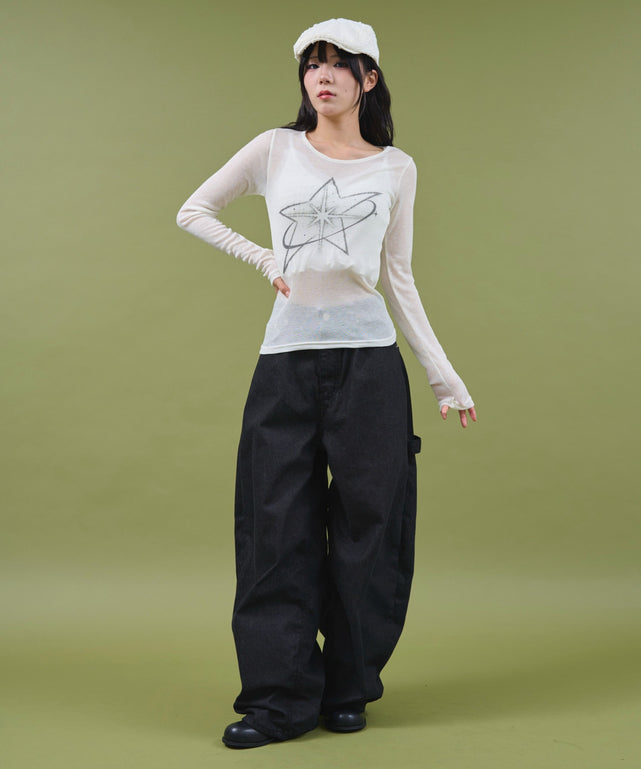 ホワイトアイボリー モデル：160cm F着用