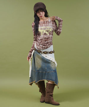 ブラウン モデル：160cm F着用