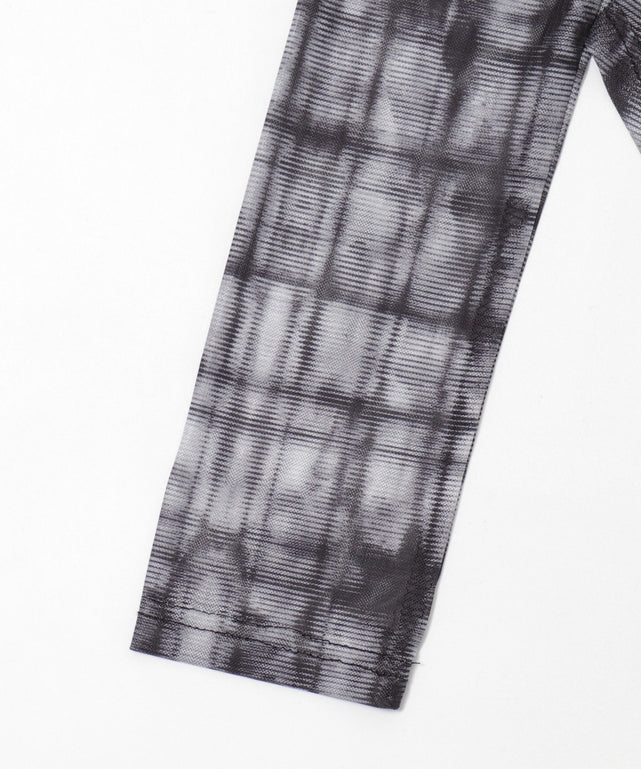 チェックシアーバタフライトップ