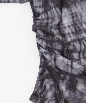 チェックシアーバタフライトップ