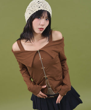 ブラウン モデル：160cm F着用