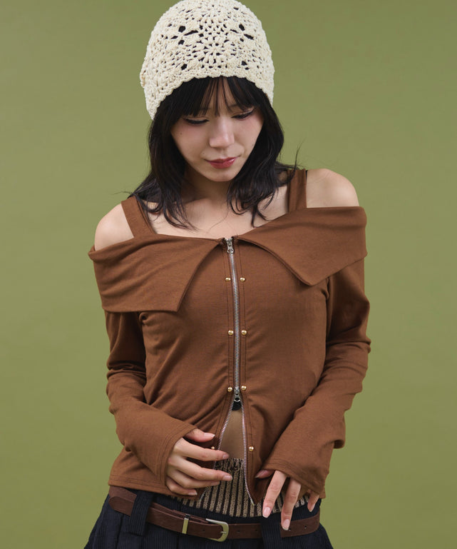 ブラウン モデル：160cm F着用