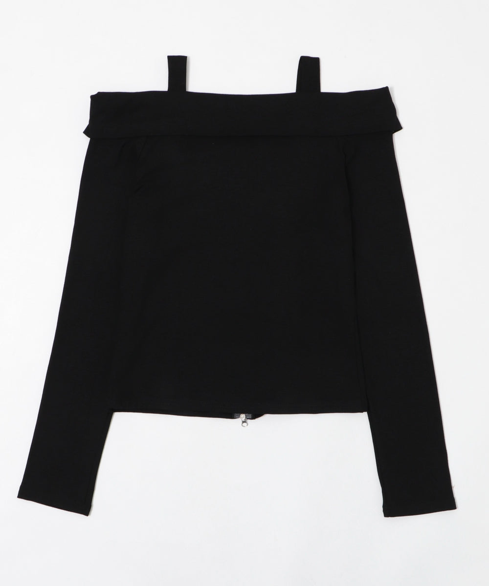 オフショルスタッズデザイントップ