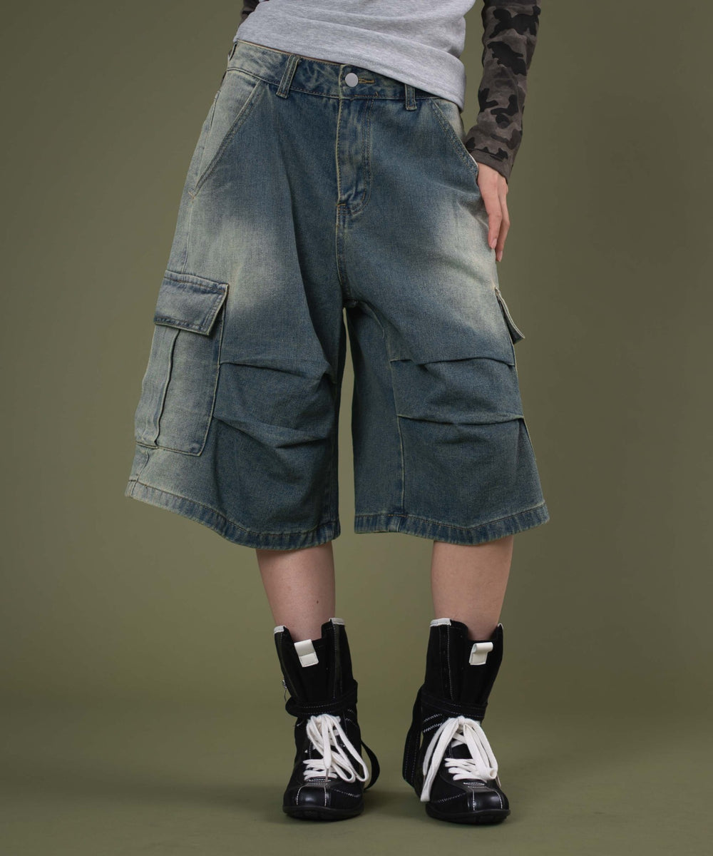 デニム中濃 モデル：160cm S着用