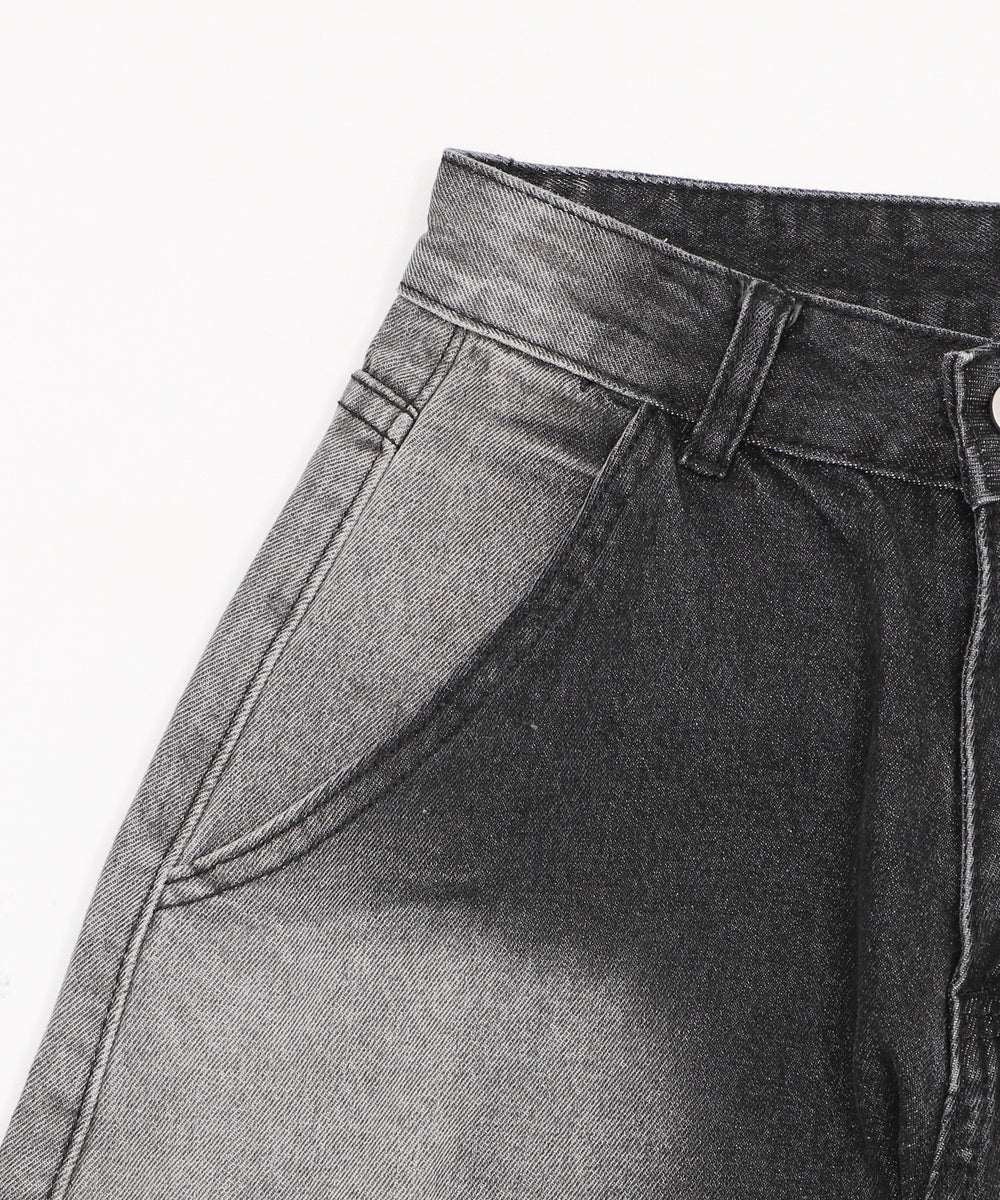 フラップポケットニータックカーゴハーフパンツ