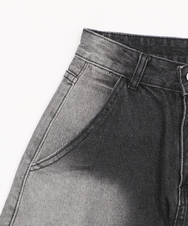 フラップポケットニータックカーゴハーフパンツ