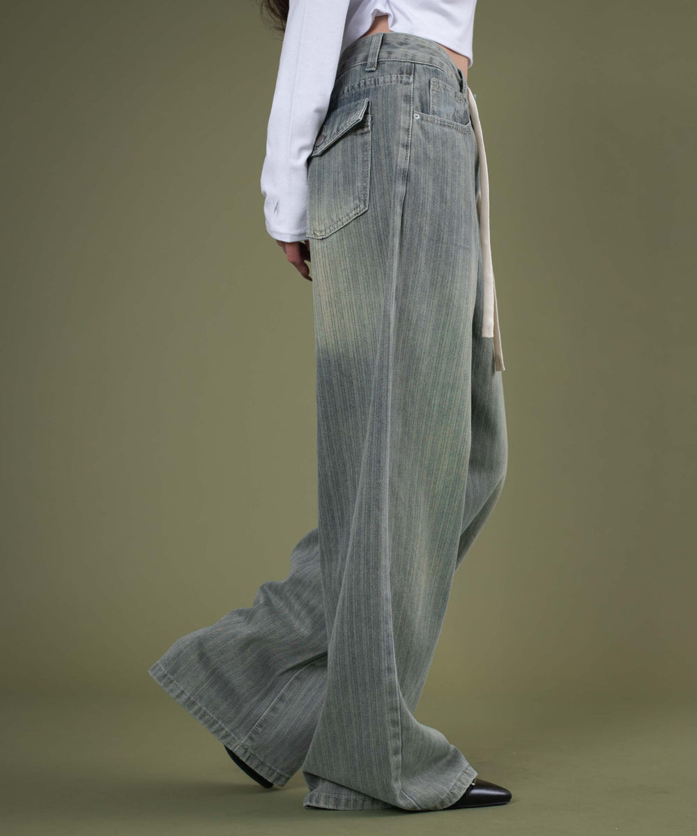 デニム中濃 モデル：163cm S着用