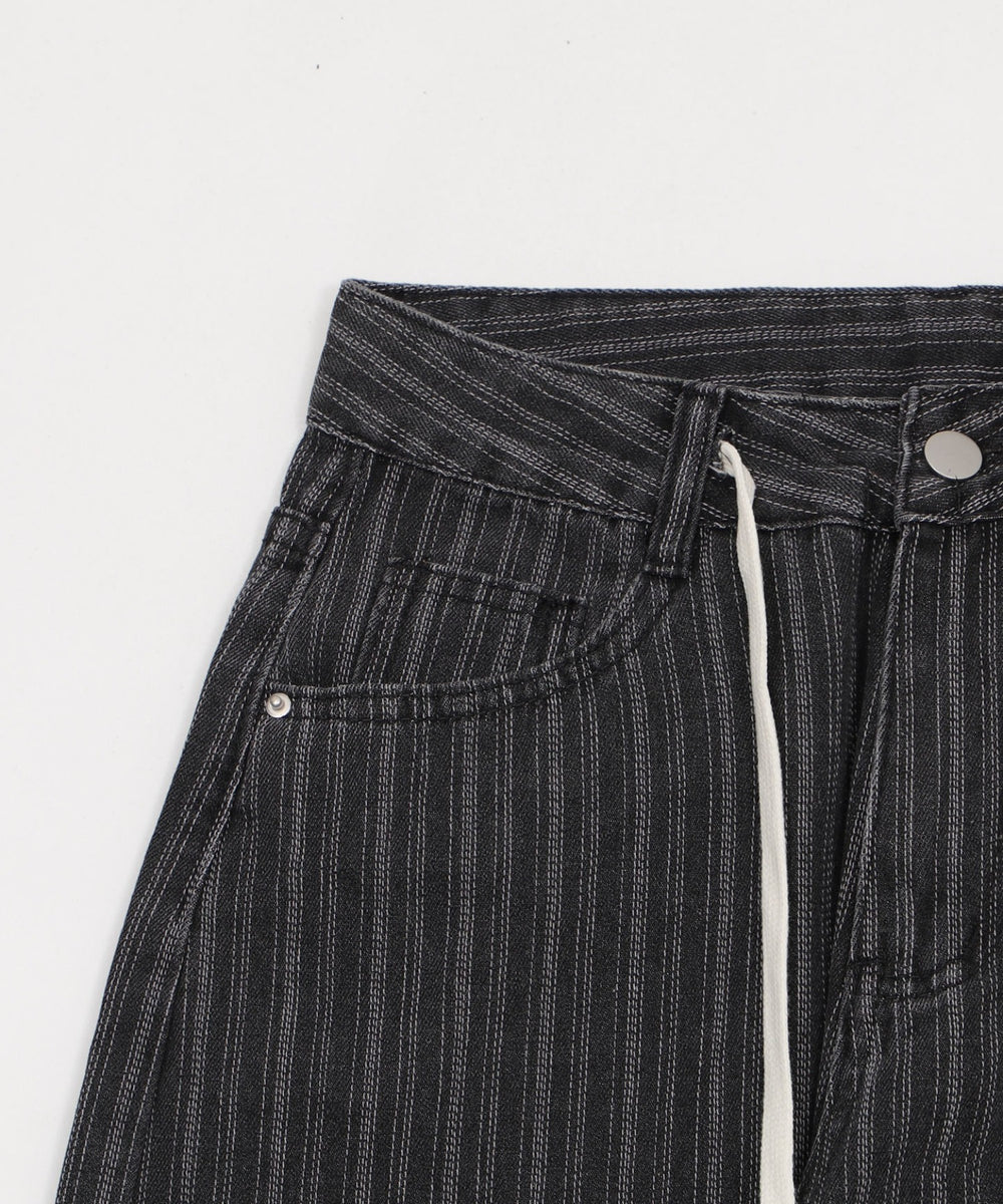 ドロストストライプブラストデニム