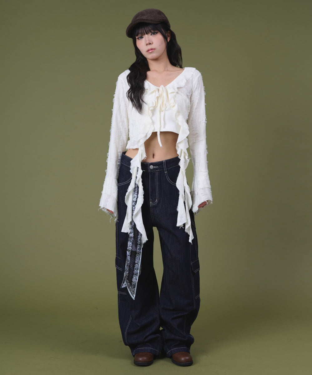 デニム濃 モデル：160cm S着用