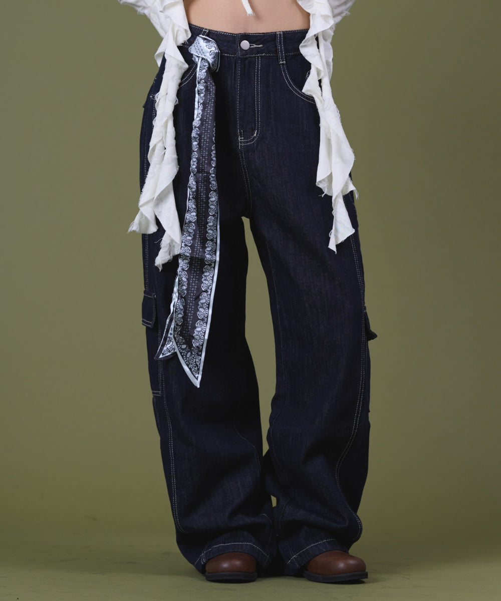 デニム濃 モデル：160cm S着用