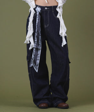 デニム濃 モデル：160cm S着用