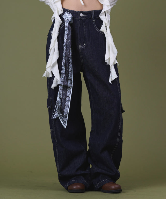 デニム濃 モデル：160cm S着用