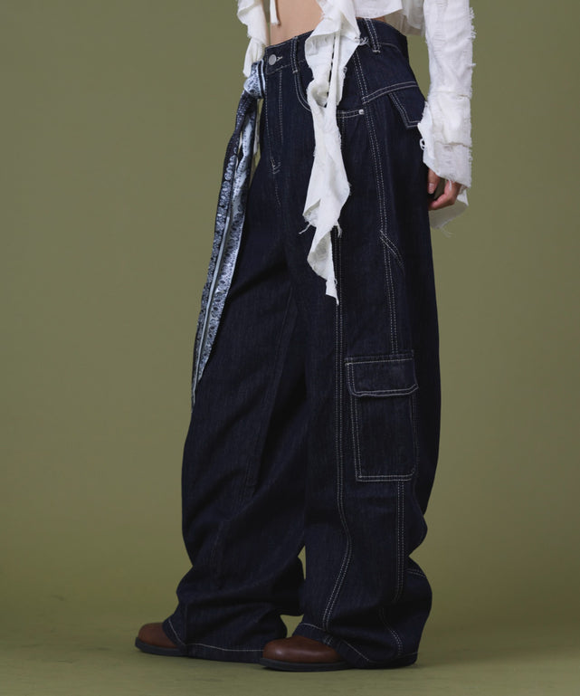 デニム濃 モデル：160cm S着用