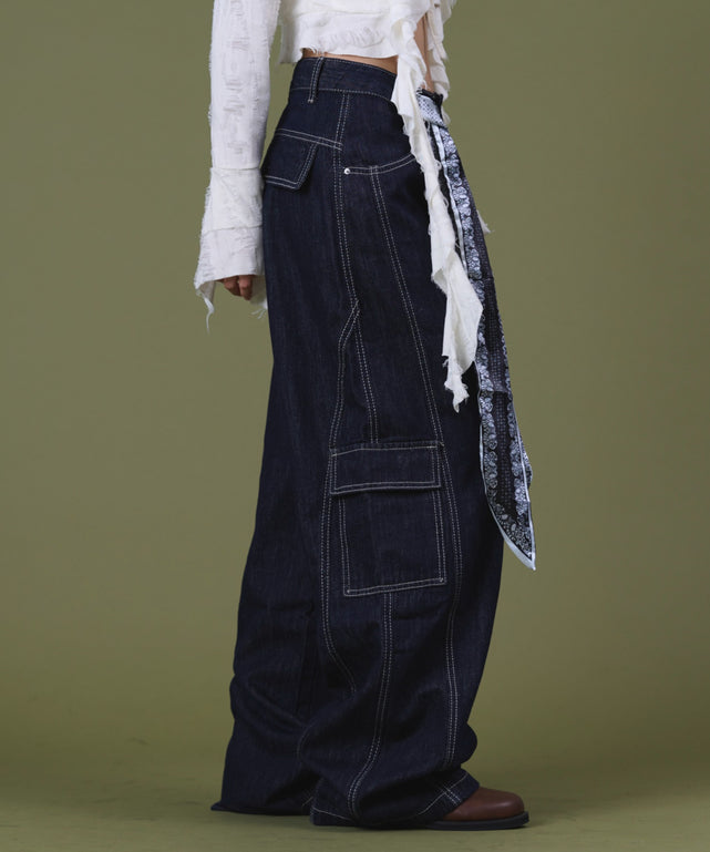 デニム濃 モデル：160cm S着用