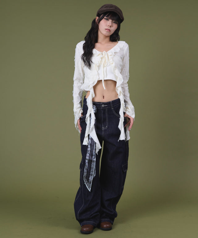 デニム濃 モデル：160cm S着用