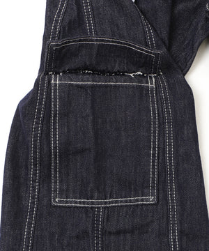 バンダナ付きリジットワイドデニム