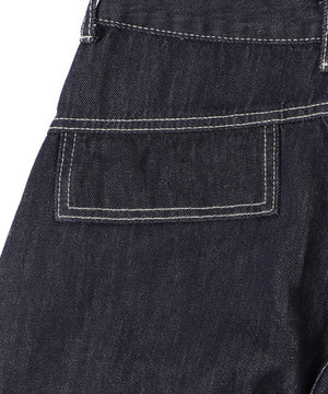 バンダナ付きリジットワイドデニム