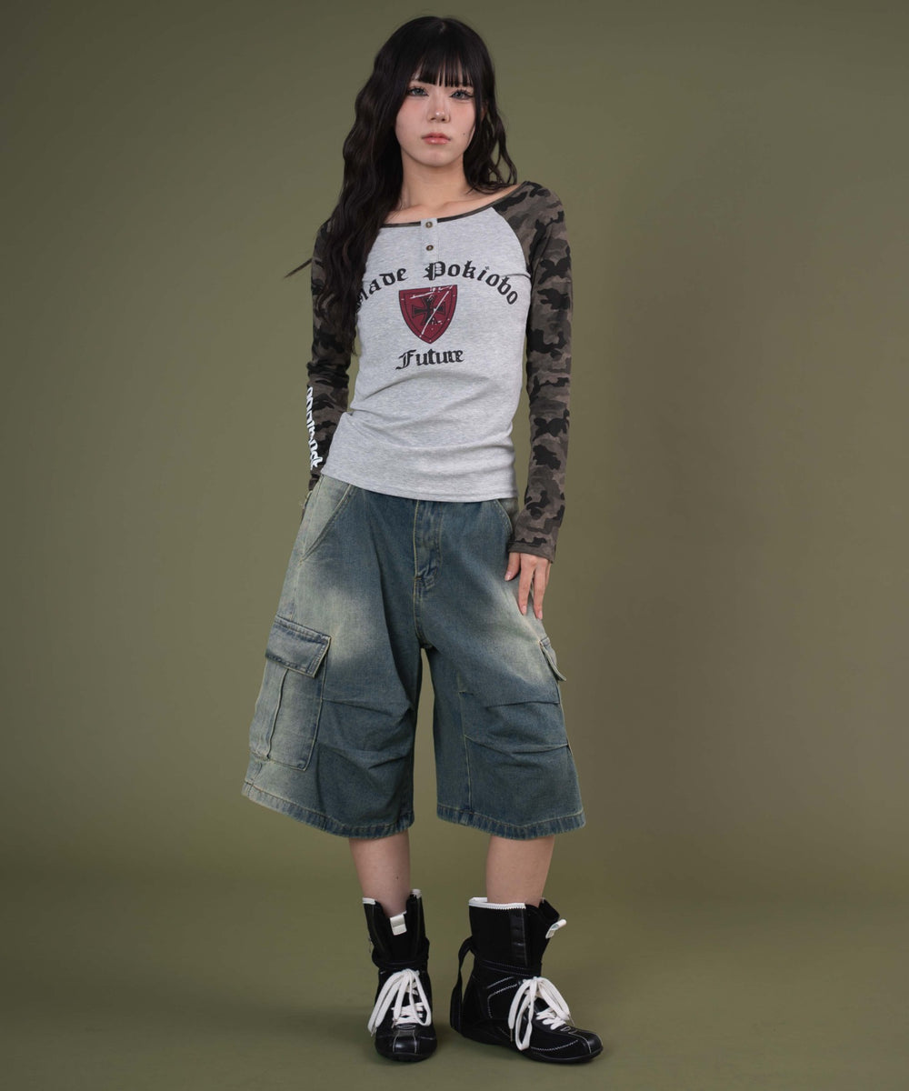 杢グレー モデル：160cm F着用