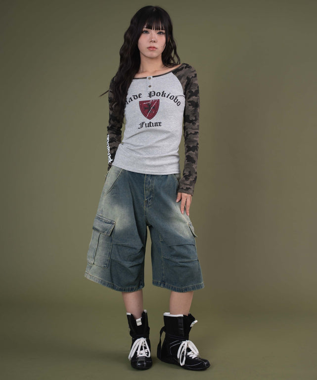 杢グレー モデル：160cm F着用