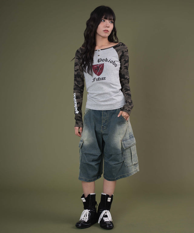 杢グレー モデル：160cm F着用