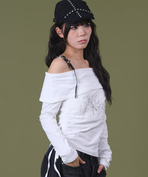 ホワイト モデル：160cm F着用