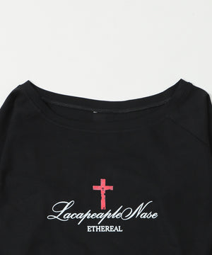 クロスロゴオフショルトップ