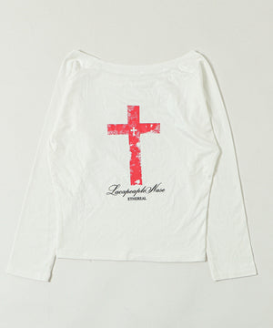 クロスロゴオフショルトップ