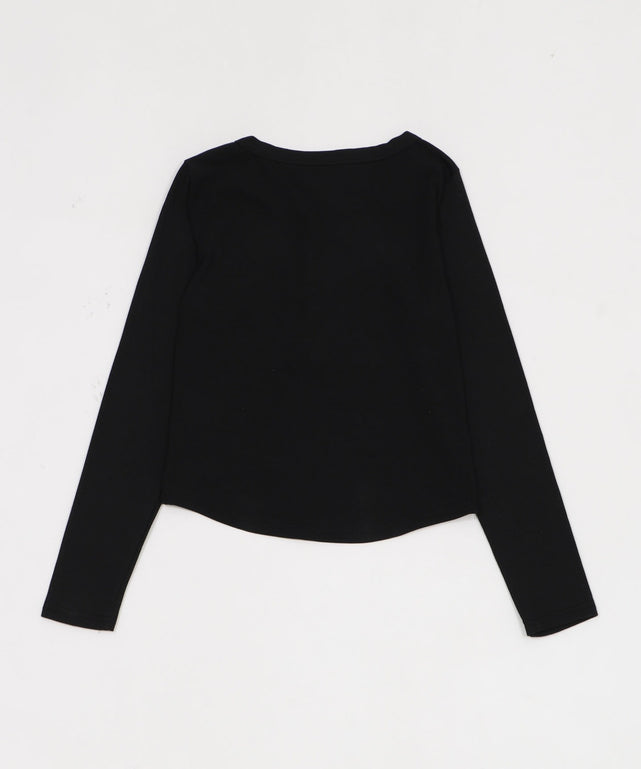 キーネックロゴトップ