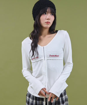 ホワイト モデル：160cm F着用