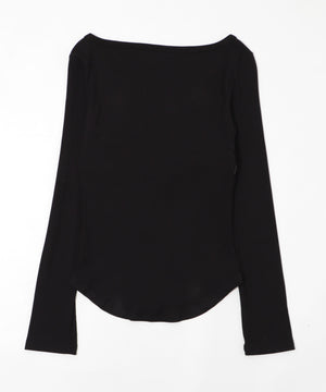 ロゴ刺繍レースフックカーデ