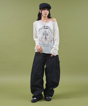 ホワイト モデル：160cm F着用