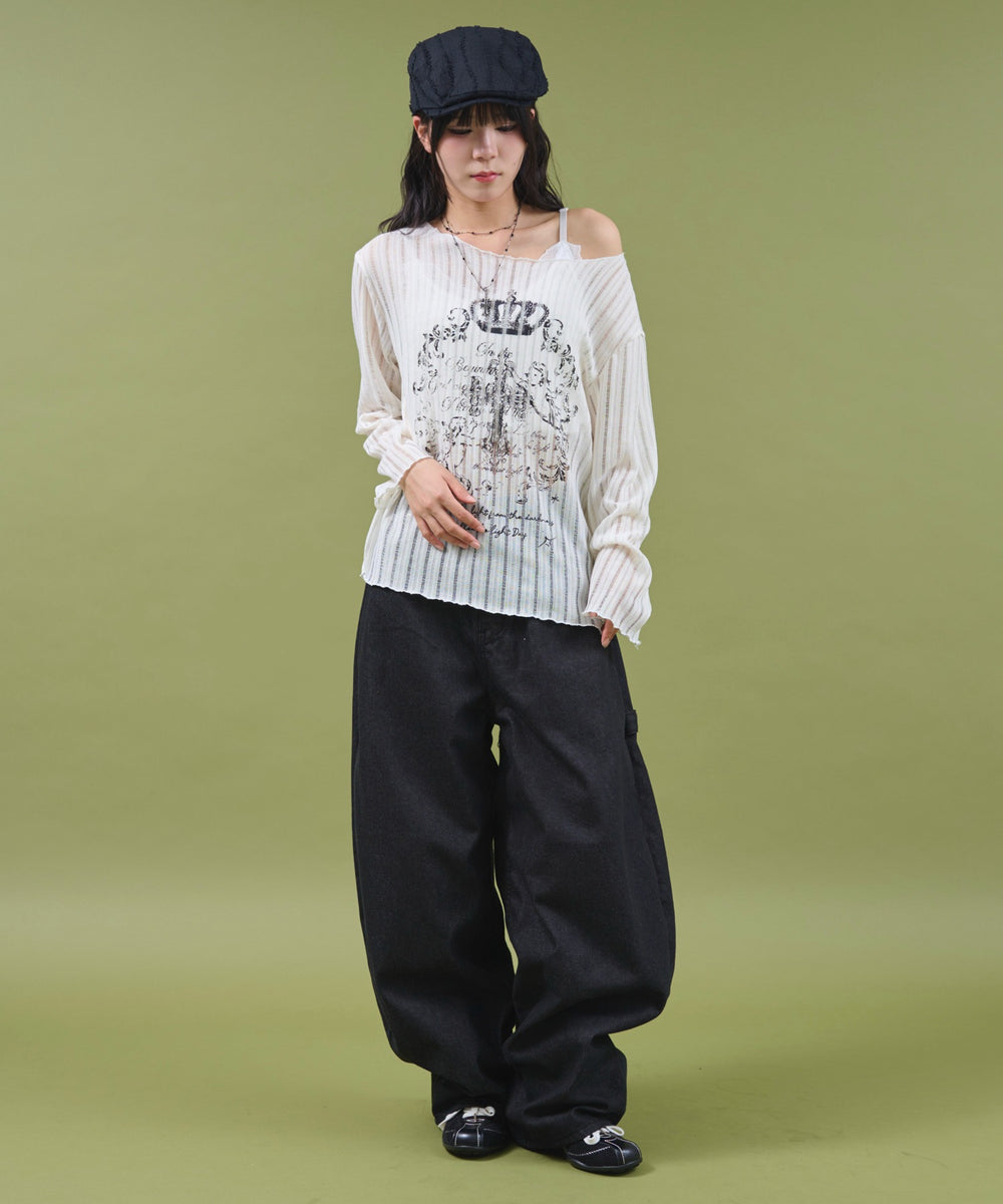 ホワイト モデル：160cm F着用