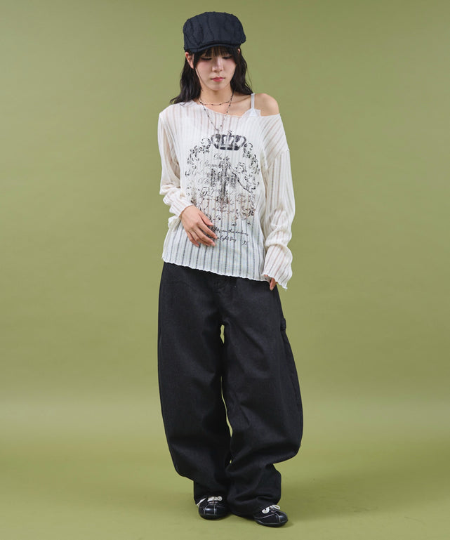 ホワイト モデル：160cm F着用