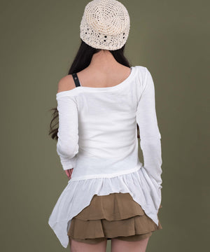 ホワイト モデル：163cm F着用