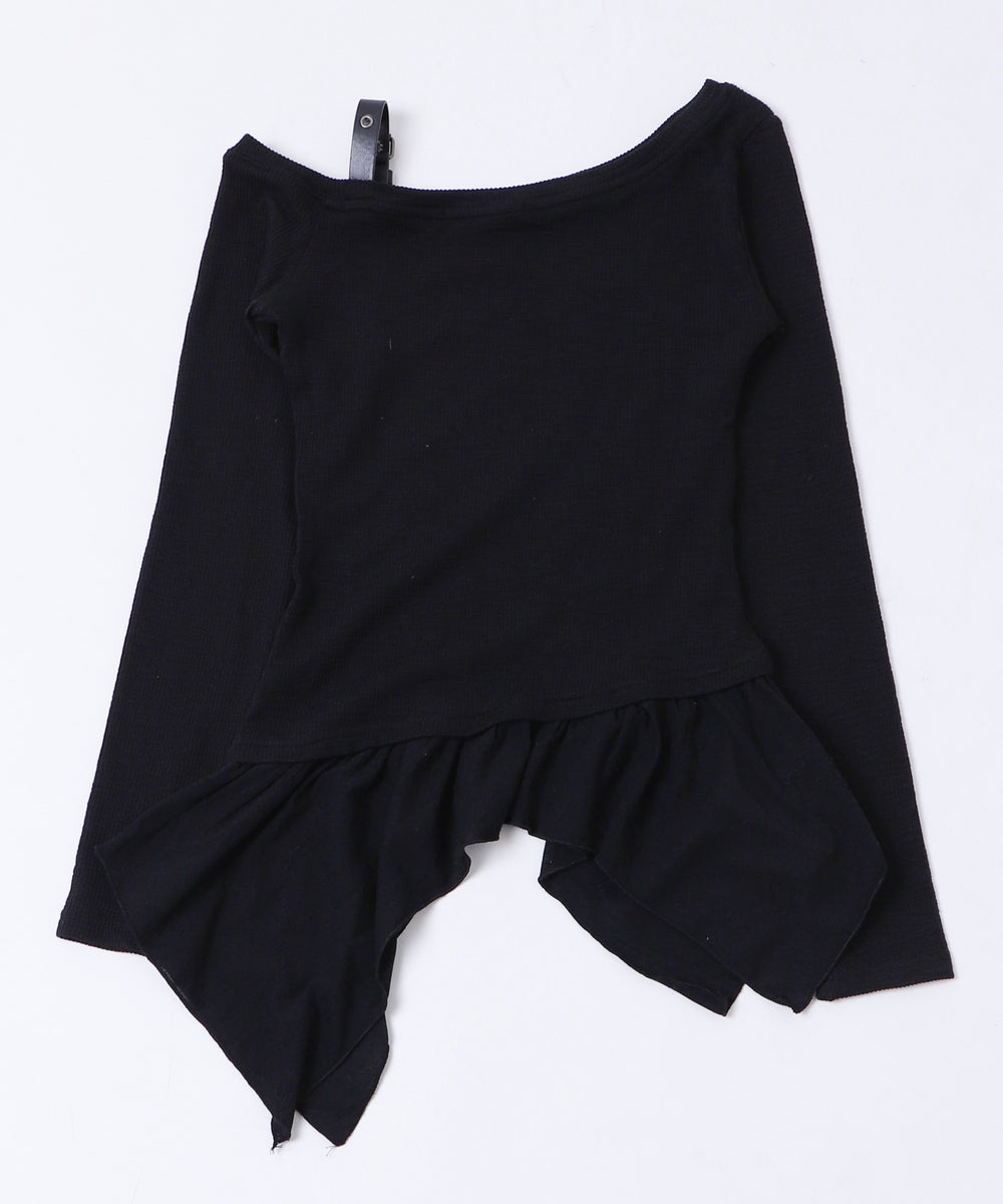 ショルダーベルトイレヘムトップ