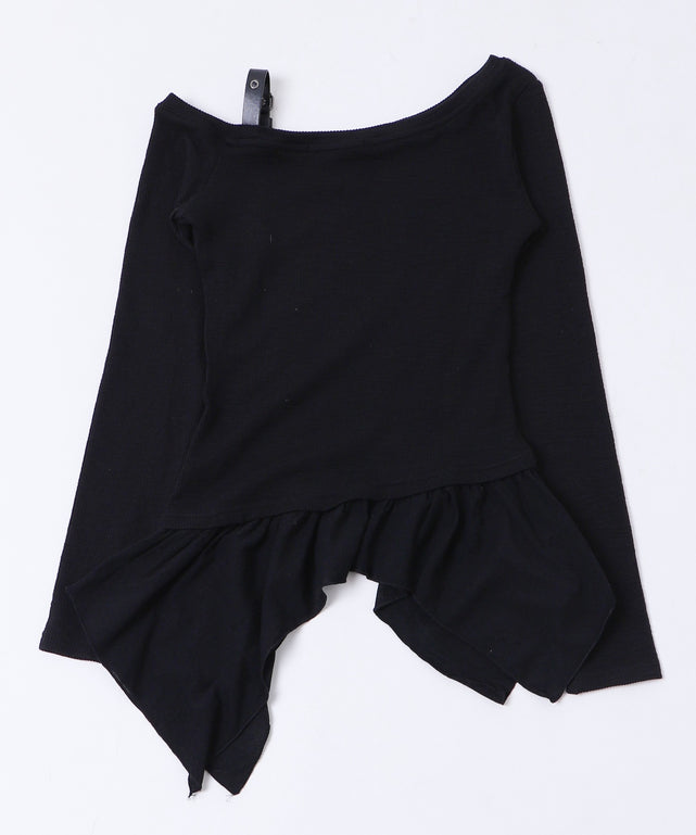 ショルダーベルトイレヘムトップ