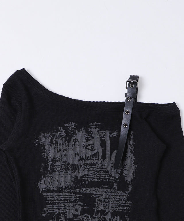 ショルダーベルトイレヘムトップ