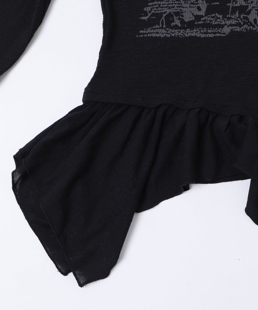 ショルダーベルトイレヘムトップ