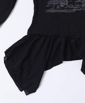 ショルダーベルトイレヘムトップ