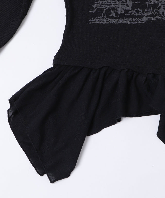 ショルダーベルトイレヘムトップ