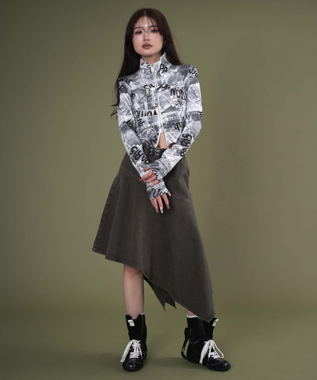 ホワイト モデル：163cm F着用