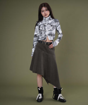 ホワイト モデル：163cm F着用