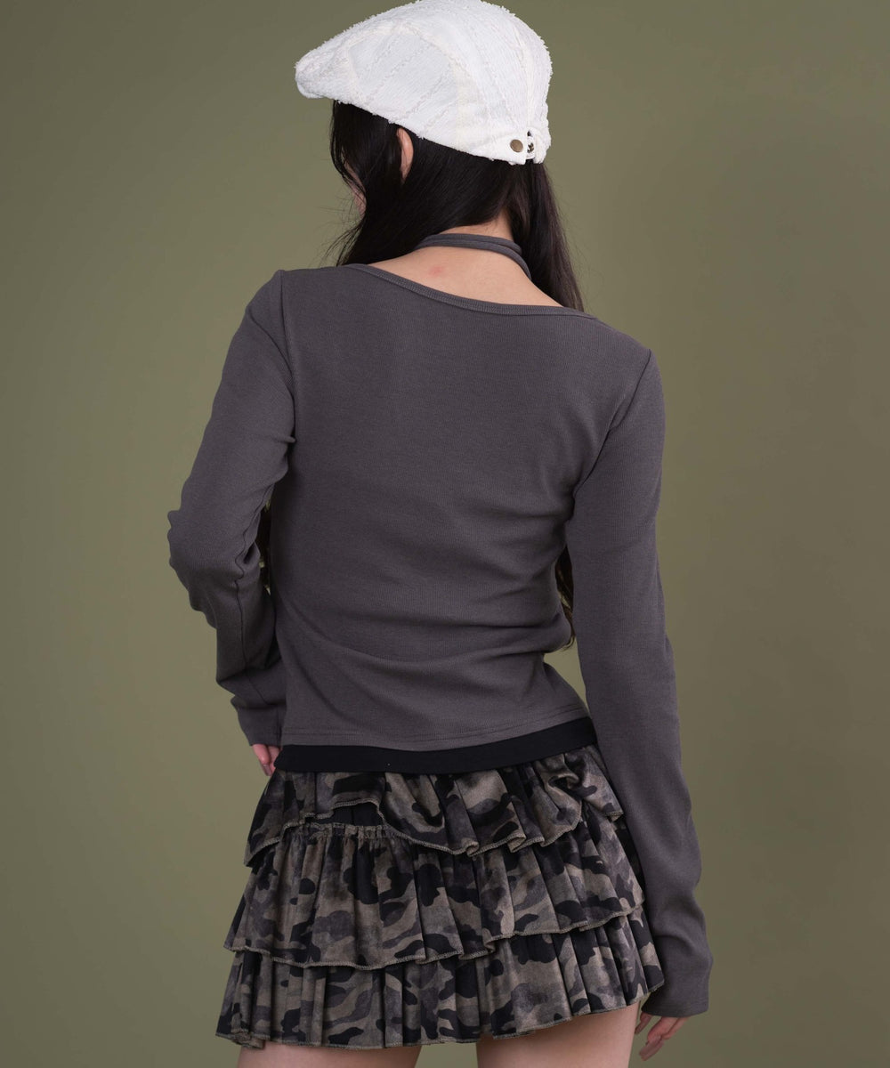 チャコール モデル：163cm F着用