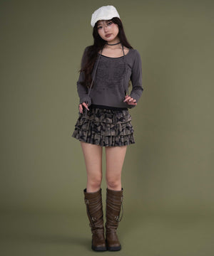 チャコール モデル：163cm F着用