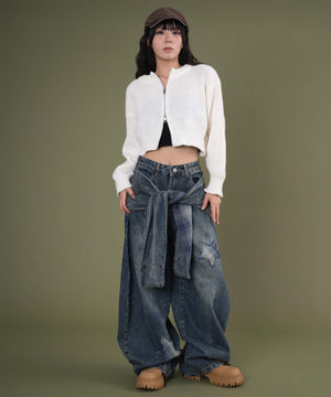 ホワイトアイボリー モデル：160cm F着用