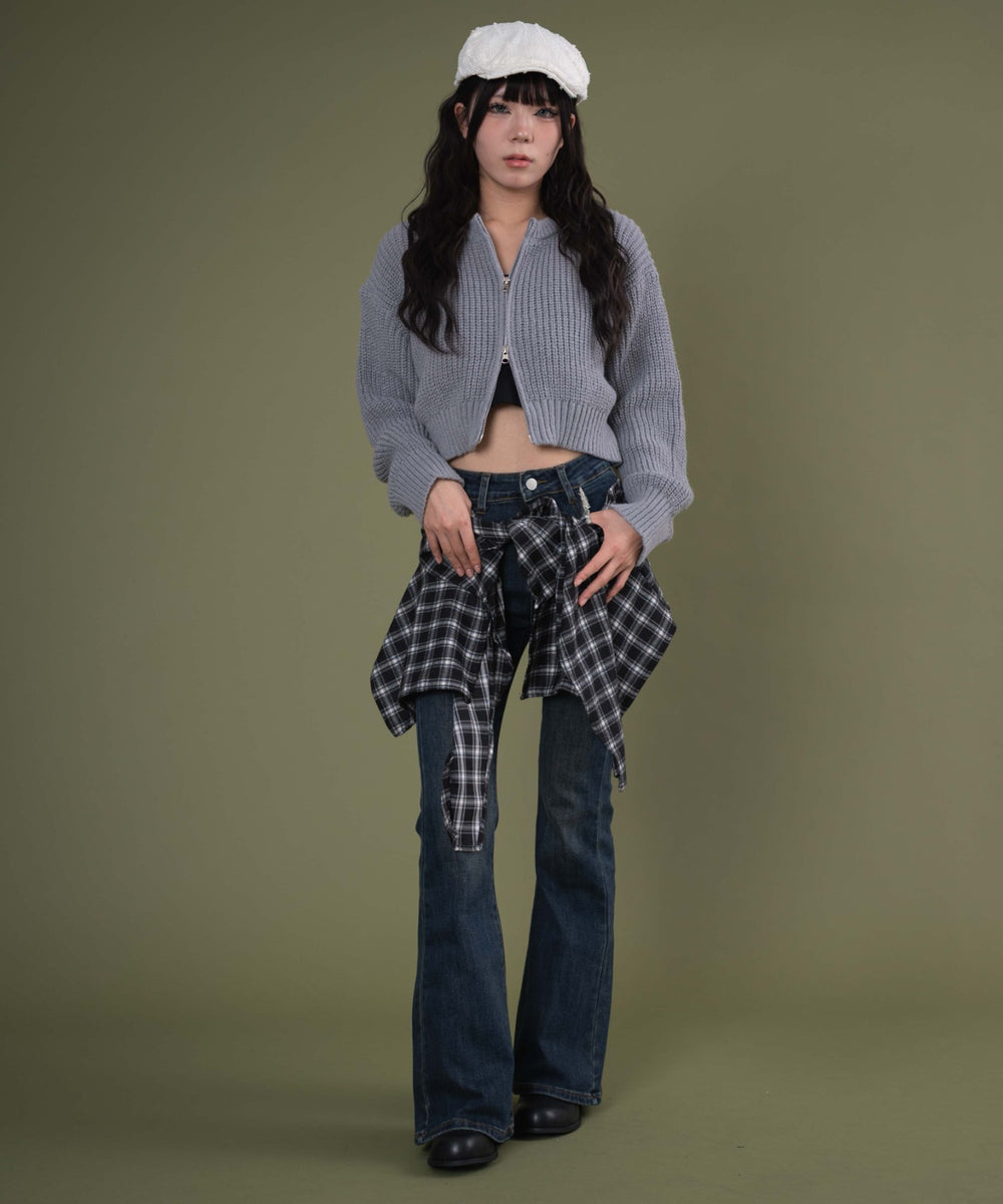 グレー モデル：160cm F着用