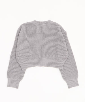 ダブルZIPニットカーデ